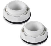 SSIMIDAPT 2 Pièces SP1023 Raccord de Retour d'Entrée pour Piscine Hors Sol FIP de 1 1/2 Pulgadas raccord de Refoulement avec Écrou de Verrouillage et Joint d'Étanchéité Accessoire de Piscine