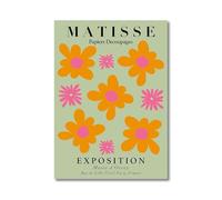 SSLDP LFHLI Affiche colorée de Henri Matisse Simple Feuille Murale Peinture et gravures sur Toile de Henri Matisse Tableau de décoration intérieure 50x70cm sans Cadre