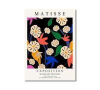 SSLDP LFHLI Affiche colorée de Henri Matisse Simple Feuille Murale Peinture et gravures sur Toile de Henri Matisse Tableau de décoration intérieure 50x70cm sans Cadre