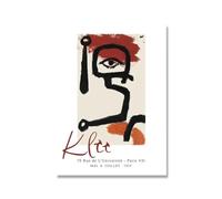 SSLDP LFHLI Affiche rétro Paul Klee Art Mural esthétique Abstraite Moderne Peinture et estampes Paul Klee Peinture et estampes décoration intérieure 50x70cm sans Cadre