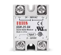 SSR-40DA Relais statique uniphasé Entrée DC 3-32 V AC 24-380 V Out Module de relais statique pour contrôleur de température Pid