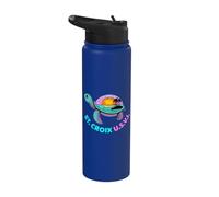 St. Croix U.S.V.I. US Virgin Island Souvenir Vacances Stainless Steel Insulated Water Bottle