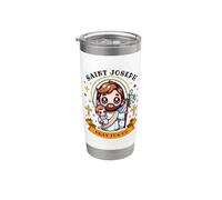 St Joseph Pray for Us Catholique Église pour Enfants Gobelet isotherme en acier inoxydable double paroi