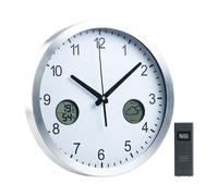St. Leonhard Horloge murale radio-pilotée avec station météo intégrée et capteur extérieur
