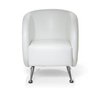 ST. LUCIA 1 places - Fauteuil rembourré Blanc
