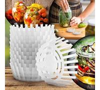 ST TRADING Kit de poids de fermentation pour bocaux de conserve - 12 poids transparents avec tamis