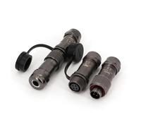 ST12 Series Metal Waterproof IP67 In-Line Male and Female Circular Cable Plug Connector NWPNLXEA(4Pin Male and Female)