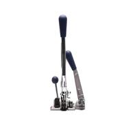 ST13/S13 presse à balles manuelle pince d'emballage tendeur bande en plastique 13mm PP ceinture rouleuse trois-en-un emballeur manuel 13 * 15 * 36 cm Pour le bricolage(S13 bearing)