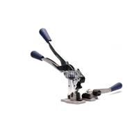 ST13/S13 presse à balles manuelle pince d'emballage tendeur bande en plastique 13mm PP ceinture rouleuse trois-en-un emballeur manuel 13 * 15 * 36 cm Pour le bricolage(ST13 ratchet)