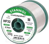 STA HF32 TSC 1,0 - Soudure HF32 sans plomb avec teneur en argent et cuivre, Ø 1,0 m