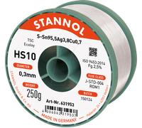 STA HS10 TSC 0,3 - Soudure HS10 sans plomb avec teneur en argent et cuivre, Ø 0,3 m