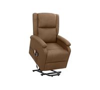 Sta-op-Fauteuil de relaxation, massant tissu bruin