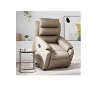 vidaXL Fauteuil inclinable électrique - Cappuccino Similicuir