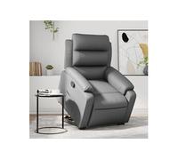 vidaXL Sta-op-stoel kunstleer grijs3205045 Gris G