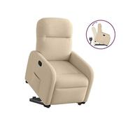 vidaXL Fauteuil Inclinable Confort - Crème