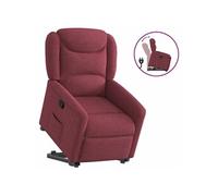 vidaXL Fauteuil inclinable 3303197 réglable tissu Rouge bordeaux