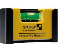 STABILA 17953 - Mini niveau à bulle Pocket PRO Magnetic, 70 mm