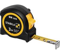 STABILA 19569 - Mètre à ruban BM 100, 3 m, graduation en cm/pouces