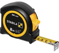 STABILA 19580 - Mètre ruban BM 100, 8 m, cm/inch