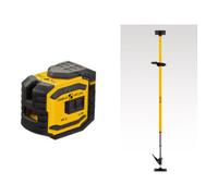 STABILA Laser lignes croisées et aplomb STABILA LAX 300, set de 5 pièces Quantité:1