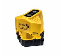 STABILA laser lignes de sol FLS 90, angle exact de 90° au sol, portée ligne laser 15 m, classe de protection IP 54, socle double fonction, cible, étui
