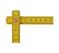 STABILA Mètre pliant en bois STABILA Type 707, 2 m, jaune, échelle métrique Quantité:1