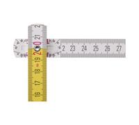 STABILA Mètre pliant en bois STABILA Type 717, 2 m, blanc/jaune échelle métrique à lecture rapide Quantité:1