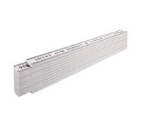 STABILA Mètre pliant en plastique STABILA Type 1107, 2 m, blanc, graduation métrique Quantité:1