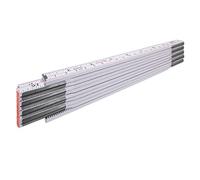 STABILA STABILA Règle pliante en bois Type 1607, 2 m, blanc, échelle mixte (métrique/impérial) Quantité:1