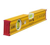 STABILA Niveau à bulle Type 80 AS, 30 cm, profilé alu renforcé, 1 fiole horizontale, 1 fiole verticale, antidérapant intégré, Made in Germany