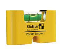 STABILA Niveau à bulles Pocket Electric 6,8 cm plastique jaune ± 1mm/m avec aimant STABI Quantité:1