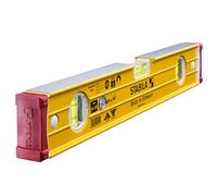 STABILA Niveau magnétique Type 96-2 M, 40 cm, profilé alu extra-rigide, 1 fiole horizontale/2 fioles verticales, embouts amortisseurs, antidérapant, Made in Germany