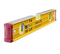 STABILA Niveau Type 96-2, 40 cm, profilé aluminium extra-rigide, 1 fiole horizontale, 2 fioles verticales, embouts amortisseurs, antidérapants intégrés, Made in Germany