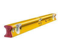 STABILA Niveau Type R 300, 81 cm, profilé en R en aluminium résistant à la torsion, 1 fiole horizontale, 2 fioles verticales, embouts amortissant les chocs, antidérapants intégrés, Made in Germany