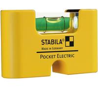 Stabila POCKET ELECTRIC 17775 Mini niveau à bulle 70 mm 1 mm/m