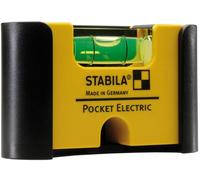 STABILA Mini - niveau à bulle Pocket Electric 18115 7 cm avec clip ceinture