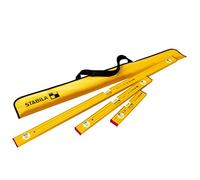 Set de niveaux à bulle STABILA PRO 80 AS, 120 cm / 60 cm / 30 cm / Housse - 19714
