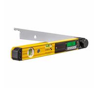STABILA Rapporteur angle électronique TECH 700 DA, 45 cm avec affichage numérique, mesure 0-270°, degrés, 1 fiole horizontale, 1 verticale, classe protection IP54, étui