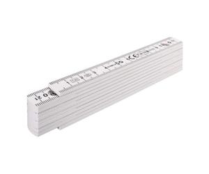 STABILA Règle pliante en plastique STABILA type 1104 1 m blanche, échelle métrique Quantité:1