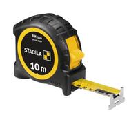 STABILA STABILA Mètre ruban BM 300, 10 m, double échelle métrique, boîtier PC/ABS incassable, crochet SPIKES, ruban acier gainé nylon, clip ceinture, précision moyenne Quantité:1
