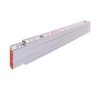 STABILA STABILA règle pliante en bois type 1707 2 m blanche, échelle métrique Quantité:1
