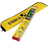 Stabila TECH 196 DL 19830 Niveau à bulle numérique avec système anti-glissement, avec sacoche 40 cm 0.5 mm/m