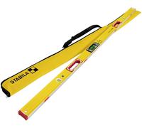 STABILA Niveau à bulle électronique TECH 196M DL - Niveau à bulle numérique étanche à l'eau et à la poussière selon IP 67-2 écrans numériques - Sans calibration - Avec sac - 183 cm