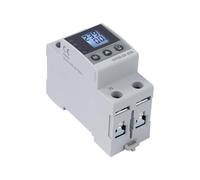 Stabilisateur de tension 63A 220V disjoncteur de surtension magnétothermique compteur d'énergie électrique 2P avec fonction d'autoreset Surtension/sous-tension et surintensité (GPS8-05-U)
