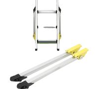 Stabilisateur d'échelle, alliage d'aluminium, longueur 630 mm, charge maximale 200 kg, poids 0,61 kg, convient aux échelles doubles standard