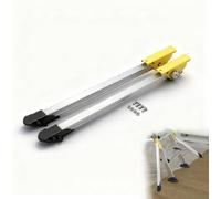 Stabilisateur d'Échelle, Stabilisateur Universel pour échelle d'escalier | Stabilisateur en Aluminium alliage, 63cm Pieds Caoutchouc Antidérapants, Capacité Charge 200 kg (1 Paire)