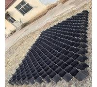 Stabilisateur en polyéthylène haute résistance, dalles de gravier de 5 cm de haut avec trous de drainage pour pentes raides d'allées et de chemins (3 x 6 m / 10 x 20 pi) - Solution anti-boue