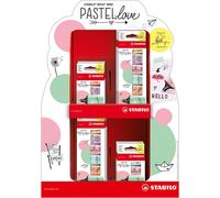 STABILO 07/72-07 Surligneur STABILO BOSS MINI Pastellove, présentoir de 72 cartons