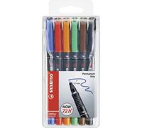 Stabilo - 1 x stylo feutre pour transparents PHPen universal,etui de 6