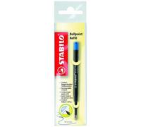 Stabilo 2/041-02 Recharge Stylo Bille Pointe Moyenne Bleu Lot De 10